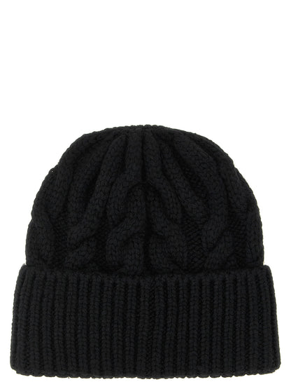 Moncler Grenoble Logo Patch Beanie
