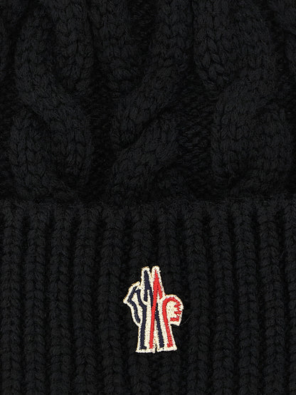 Moncler Grenoble Logo Patch Beanie