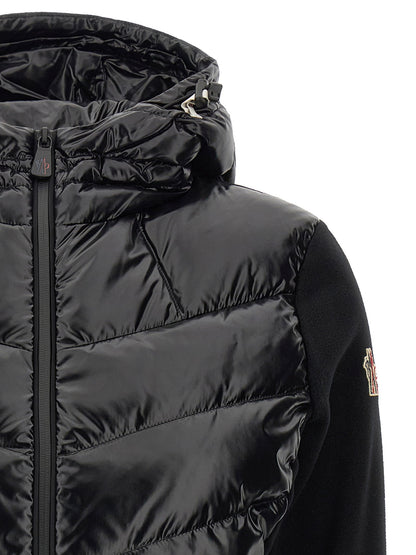 Moncler Grenoble Padded Cardigan With Hood And Zip