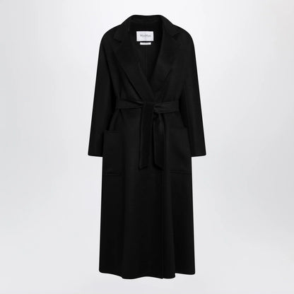 Max Mara Black Ludmilla Icon Coat in cashmere