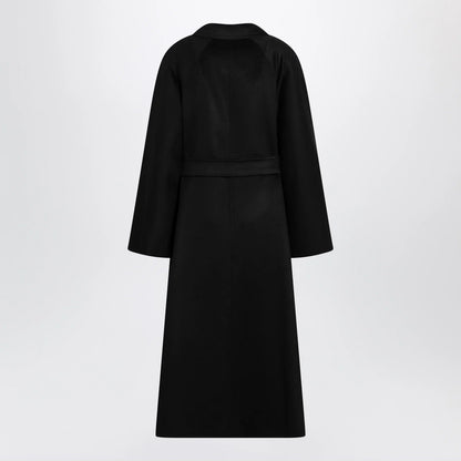 Max Mara Black Ludmilla Icon Coat in cashmere