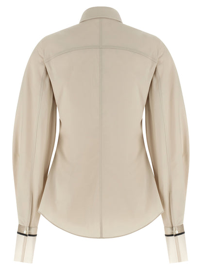 Brunello Cucinelli Shiny Cuffs Shirt