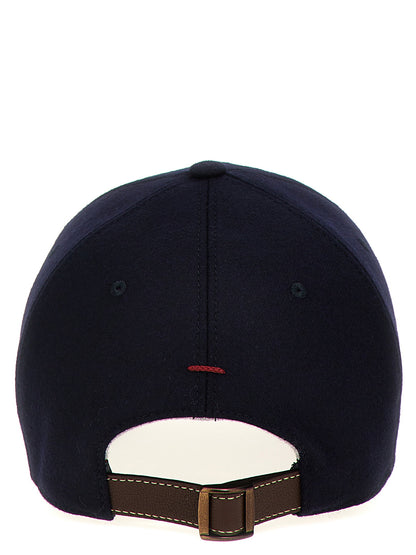 Brunello Cucinelli Logo Embroidery Cap