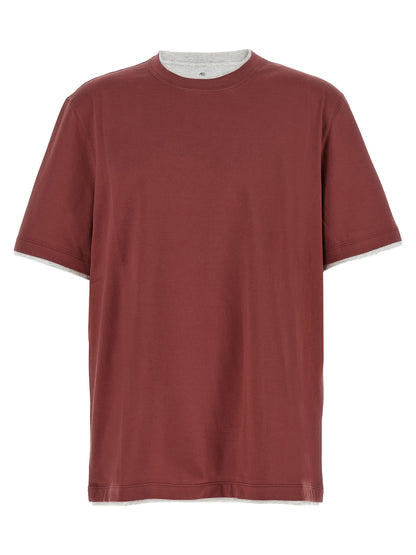 Brunello Cucinelli Double Layer T-shirt