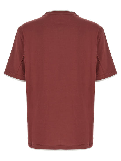 Brunello Cucinelli Double Layer T-shirt