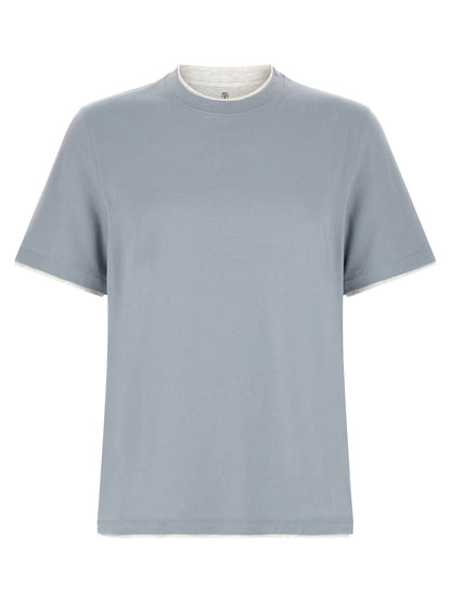 Brunello Cucinelli Double Layer T-shirt
