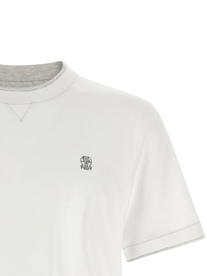 Brunello Cucinelli Double Layer T-shirt