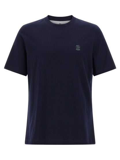 Brunello Cucinelli Logo Print T-shirt