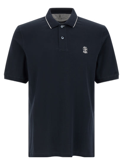 Brunello Cucinelli Stretch Jersey Polo Shirt