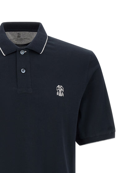 Brunello Cucinelli Stretch Jersey Polo Shirt