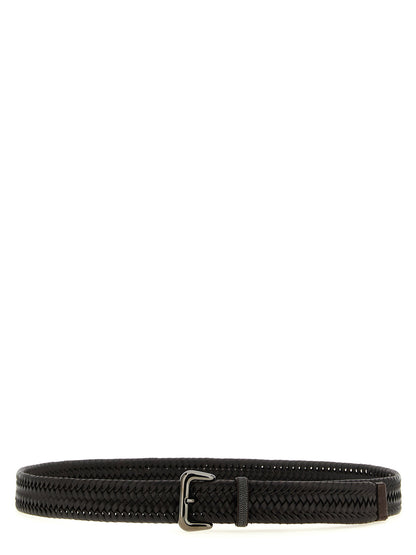 Brunello Cucinelli Shiny Loop Belt