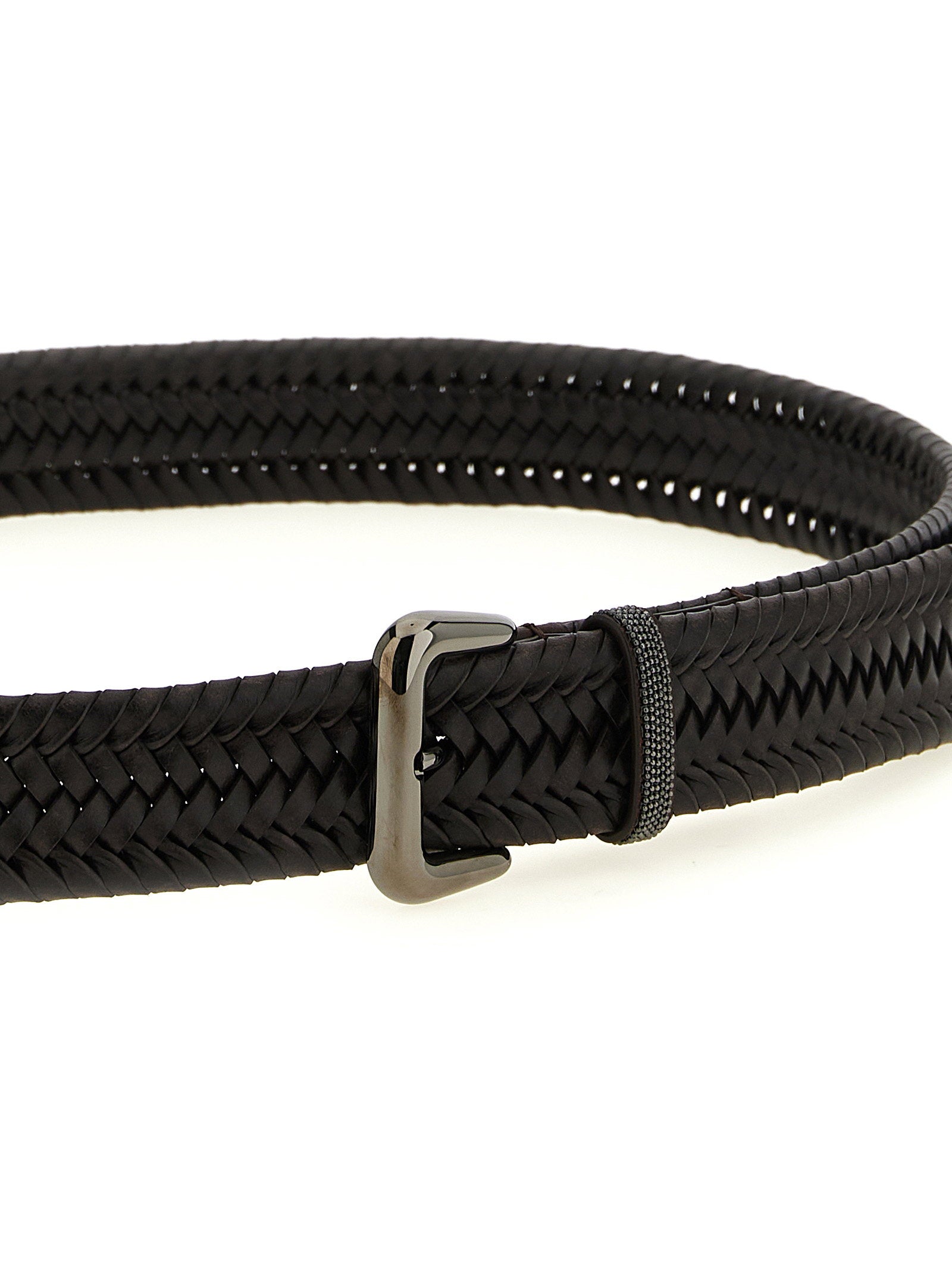 Brunello Cucinelli Shiny Loop Belt