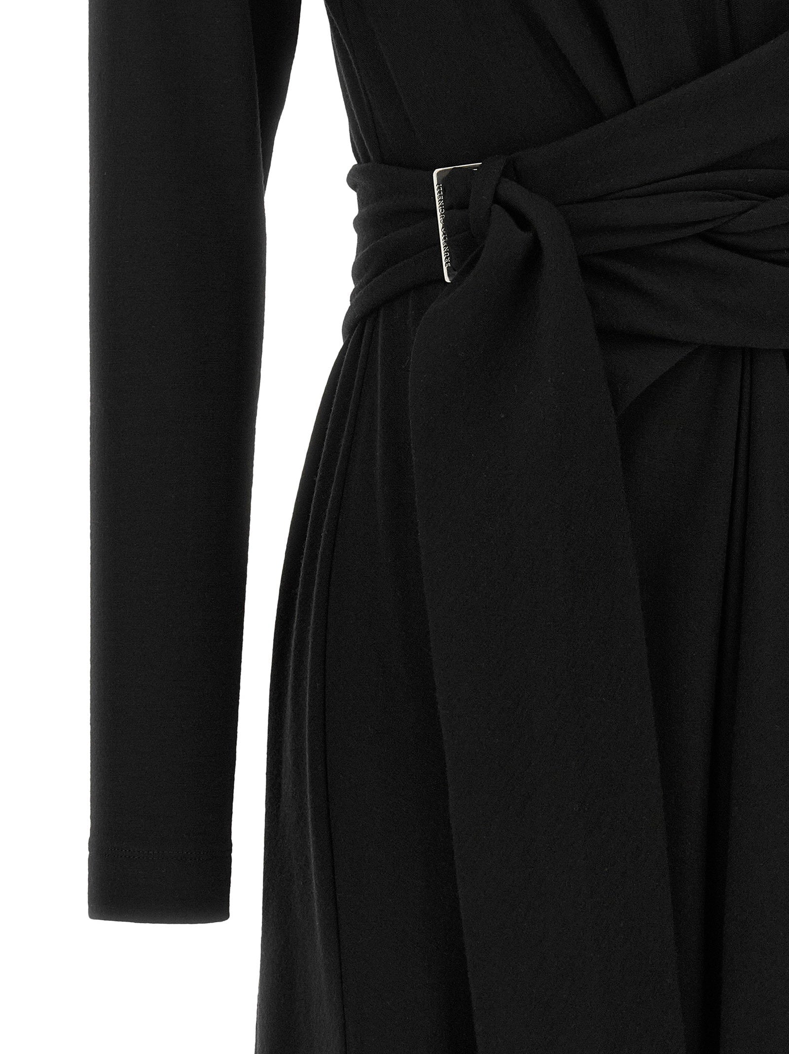 Brunello Cucinelli Shiny Collar Dress