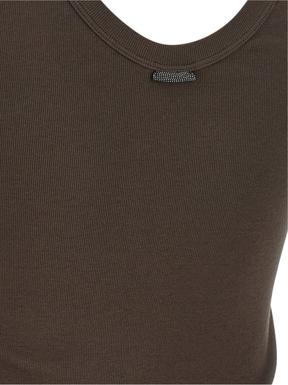 Brunello Cucinelli Ribbed Top