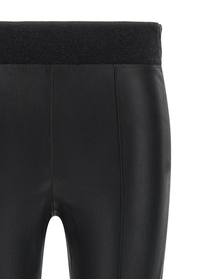 Brunello Cucinelli Stretch Nappa Leather Leggings