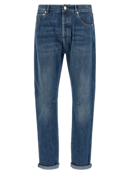 Brunello Cucinelli Leisure Fit Denim Jeans