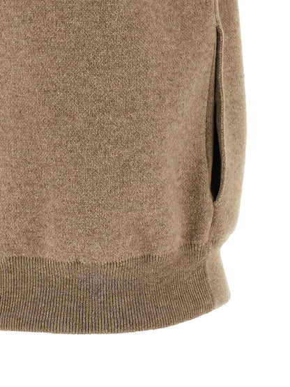 Brunello Cucinelli Shiny Zipper Pull Vest