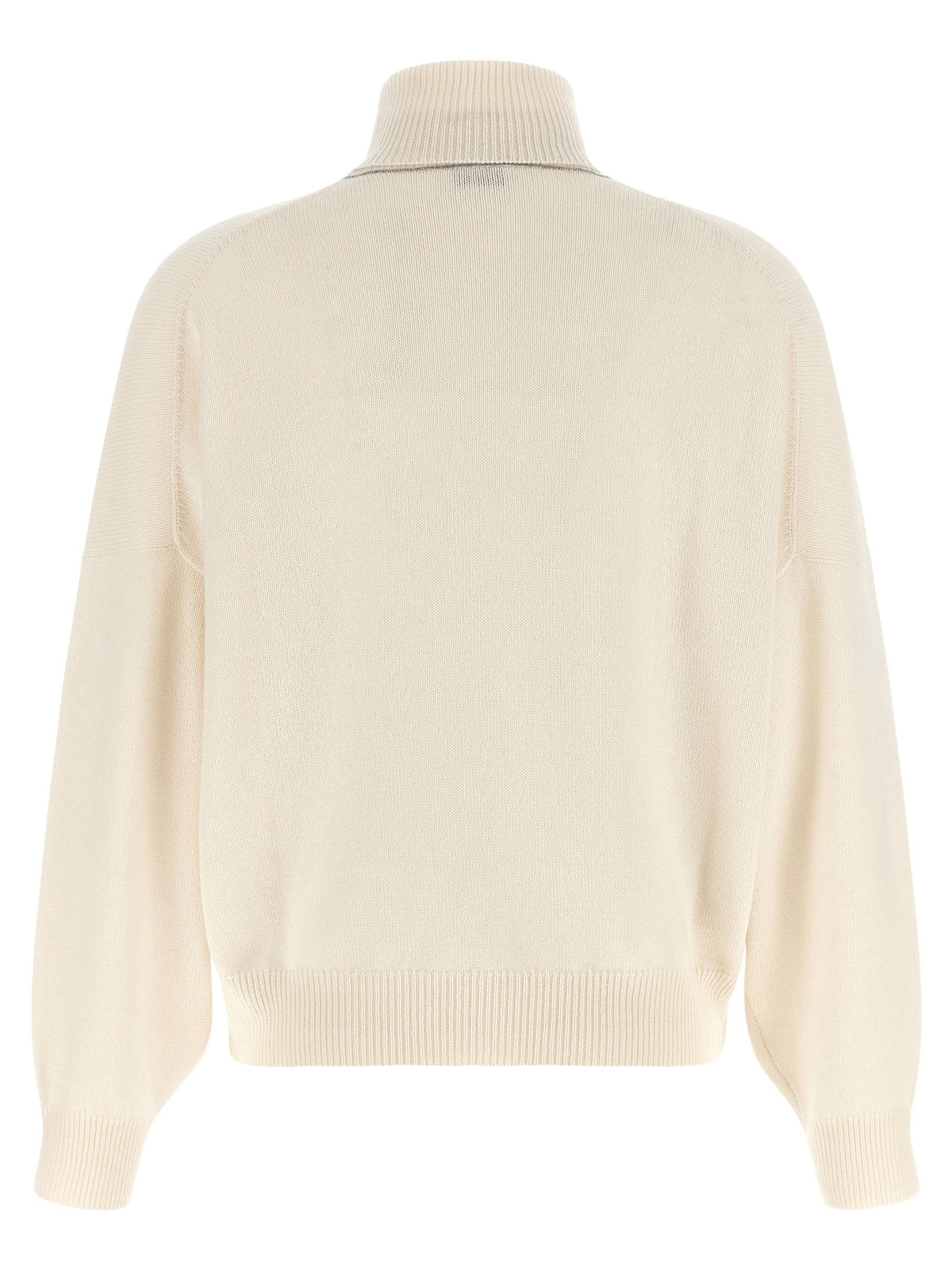 Brunello Cucinelli Ribbed High Neck Beam