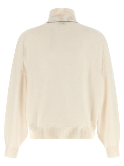 Brunello Cucinelli Ribbed High Neck Beam