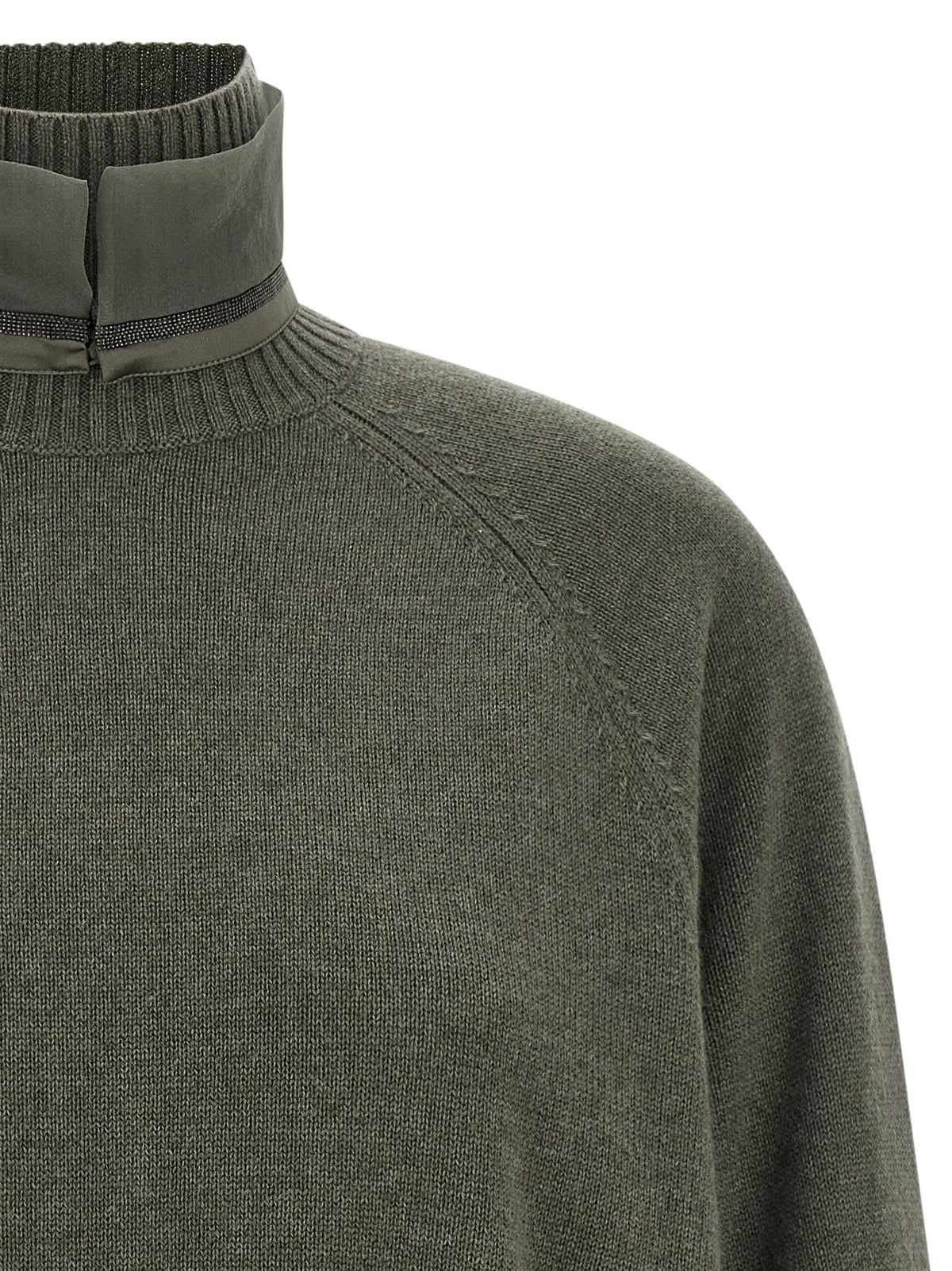 Brunello Cucinelli Monile Insert Sweater