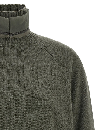 Brunello Cucinelli Monile Insert Sweater