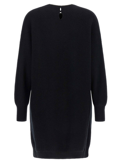 Brunello Cucinelli Precious Collar Dress