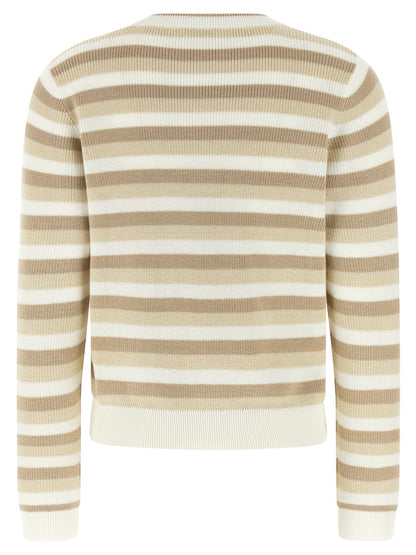 Brunello Cucinelli Striped Cotton Sweater