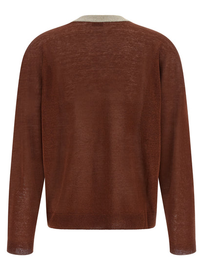 Brunello Cucinelli Dazzling Collar Sweater