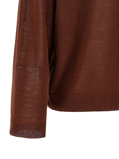 Brunello Cucinelli Dazzling Collar Sweater