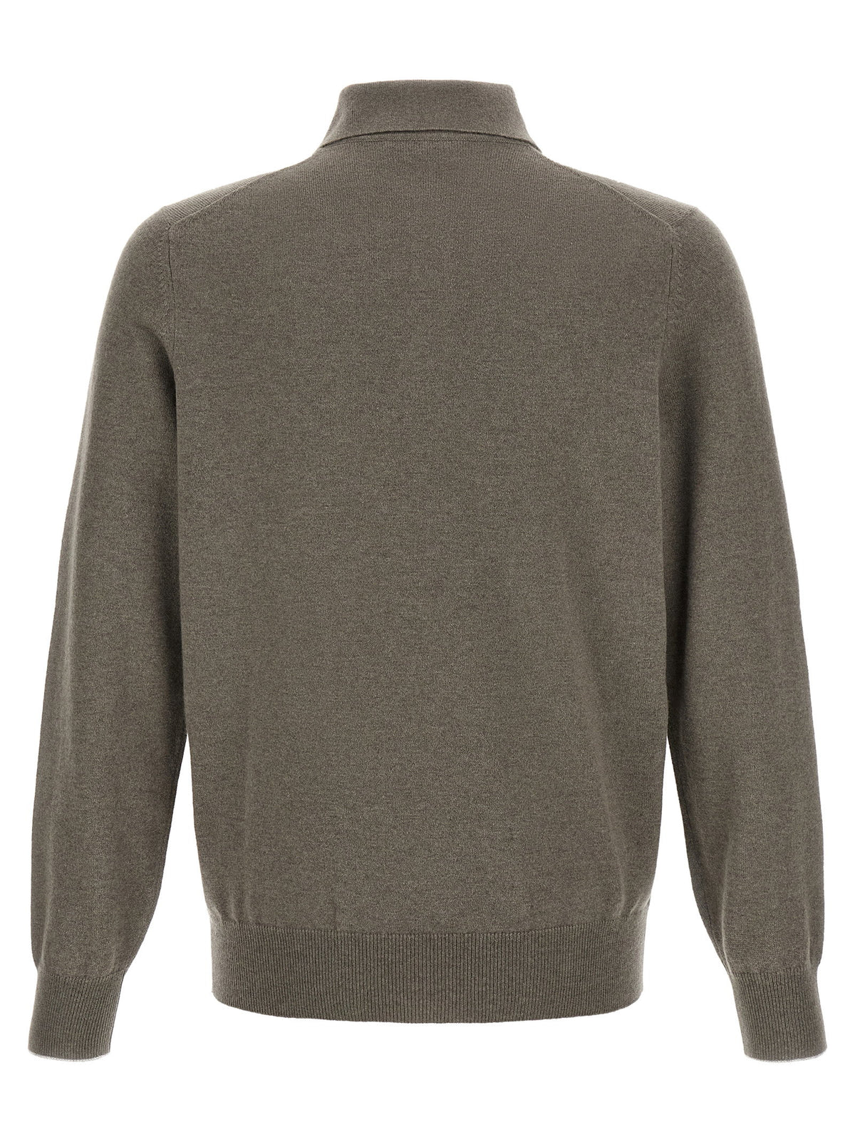Brunello Cucinelli Green Cashmere Polo Shirt