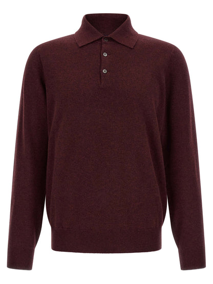 Brunello Cucinelli Cashmere Knit Polo Shirt