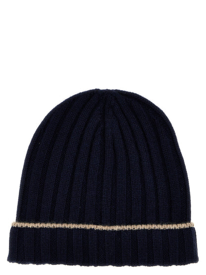 Brunello Cucinelli Contrast Line Beanie