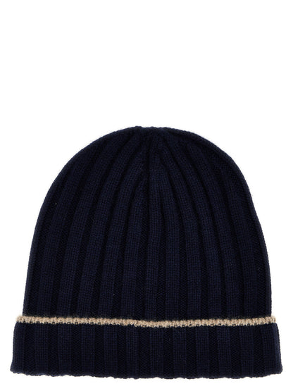 Brunello Cucinelli Contrast Line Beanie