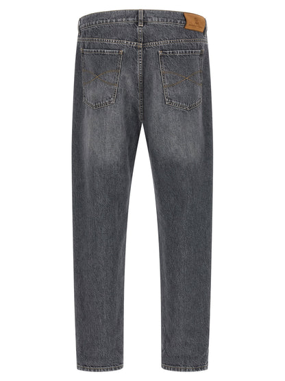 Brunello Cucinelli Jeans Denim Greyscale