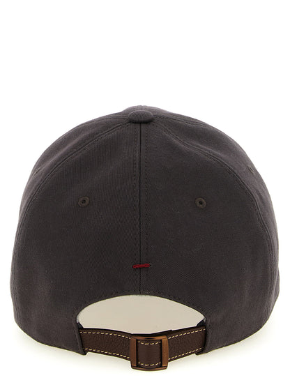 Brunello Cucinelli Logo Embroidery Cap