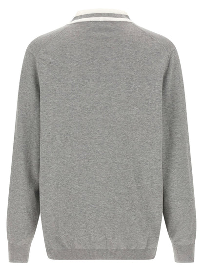 Brunello Cucinelli Heraldic Logo Cardigan