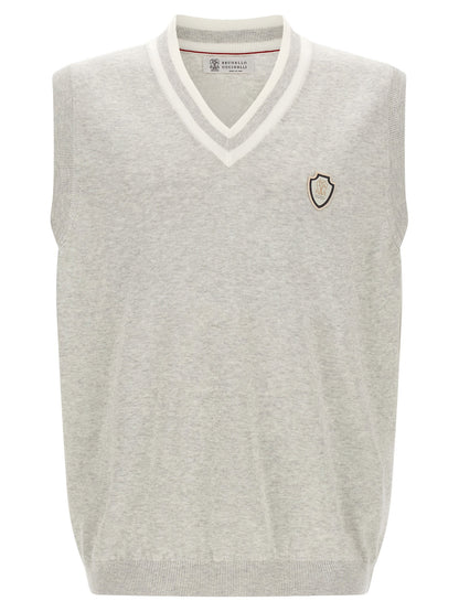 Brunello Cucinelli Heraldic Logo Vest