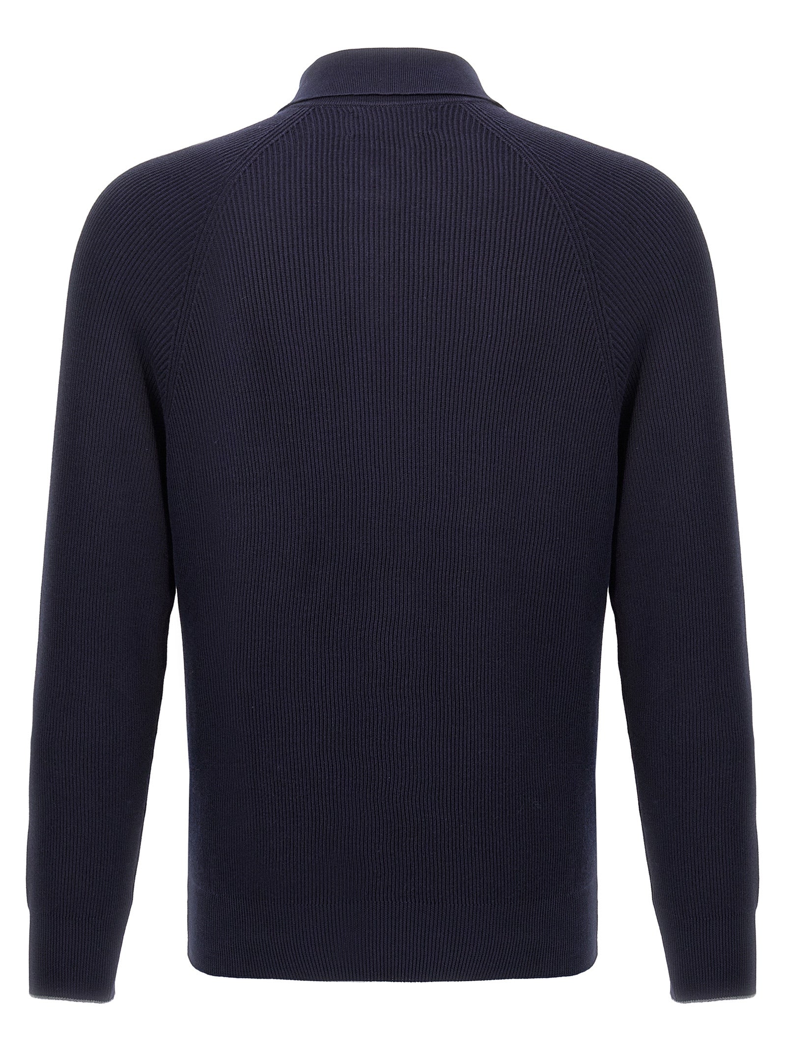 Brunello Cucinelli Ribbed Polo Shirt