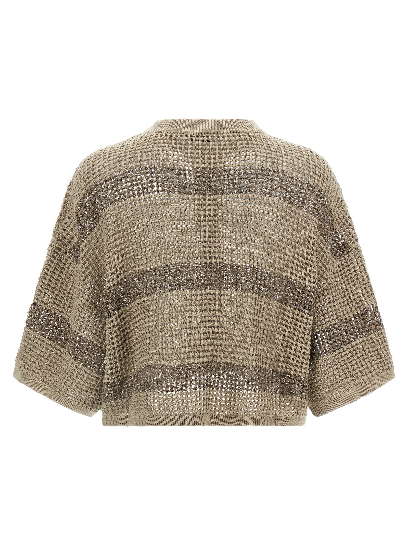 Brunello Cucinelli Dazzling Stripes Cardigan