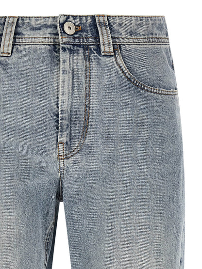 Brunello Cucinelli Baggy Tapered Jeans