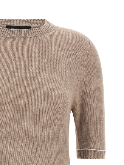 Fabiana Filippi Gauze Platinum Sweater