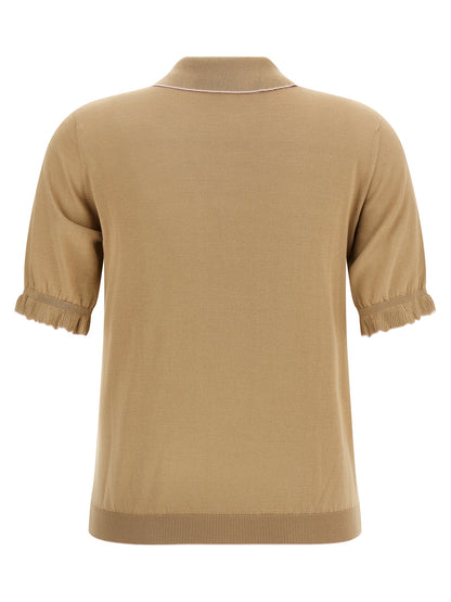 Fabiana Filippi Cotton Silk Polo Shirt