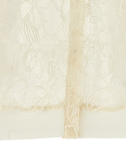 Fabiana Filippi Organza Lace Cardigan