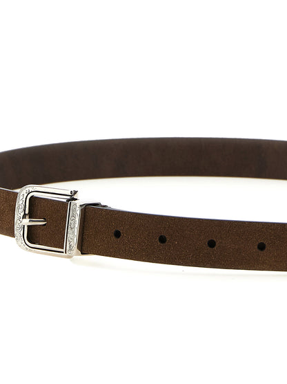 Brunello Cucinelli Inverted Leather Belt