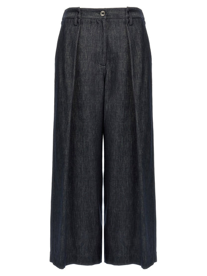 Brunello Cucinelli A-line Pleated Pants