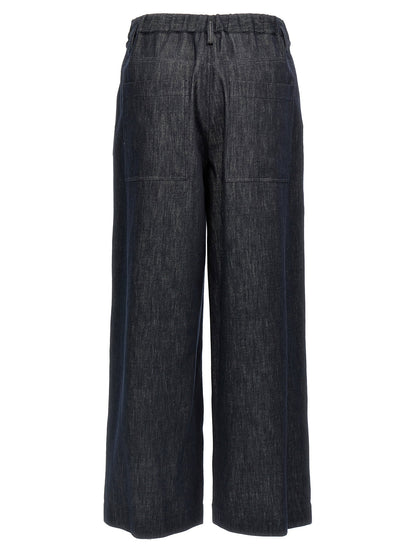 Brunello Cucinelli A-line Pleated Pants