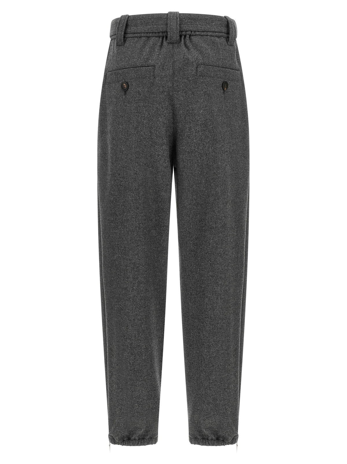 Brunello Cucinelli Grey Loose Cargo Pants