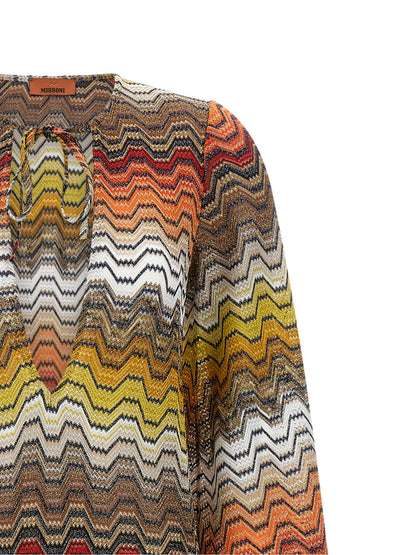 Missoni Greek Motif Cover-up Dress