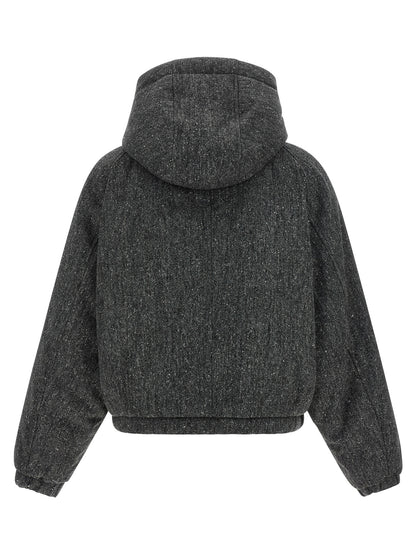 Brunello Cucinelli Shiny Zipper Pull Down Jacket