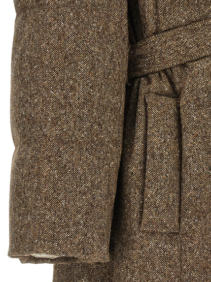 Brunello Cucinelli Shiny Zipper Pull Down Jacket
